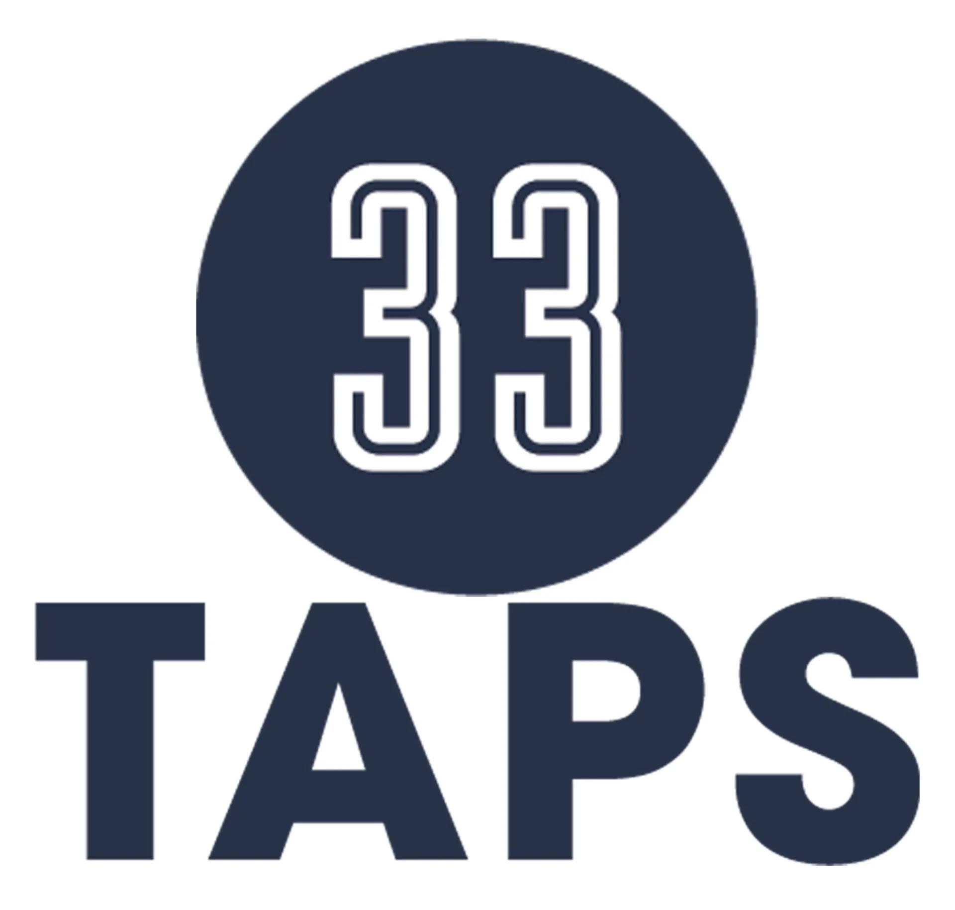 33 taps logo