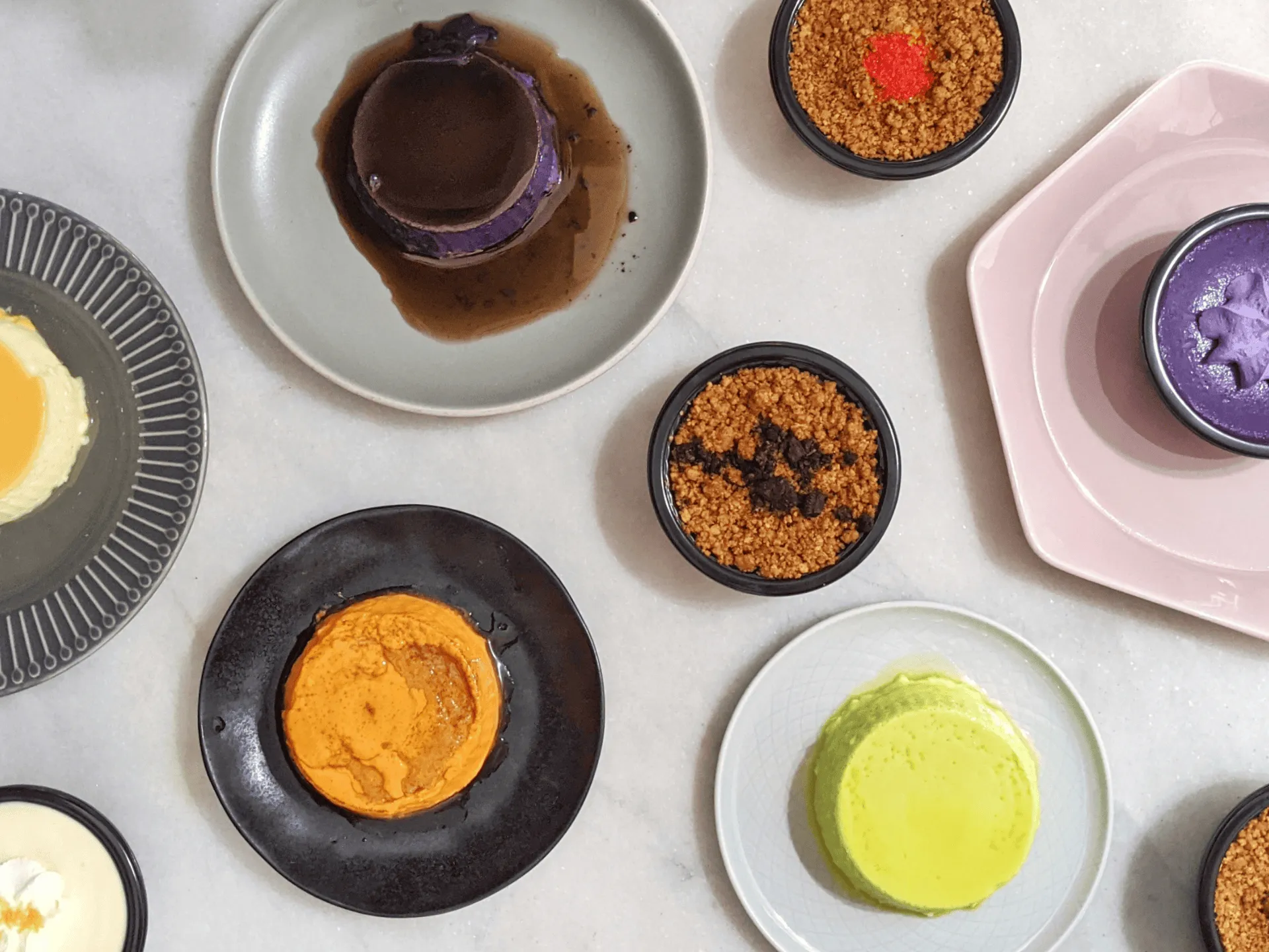 Filipino-American Custard Desserts