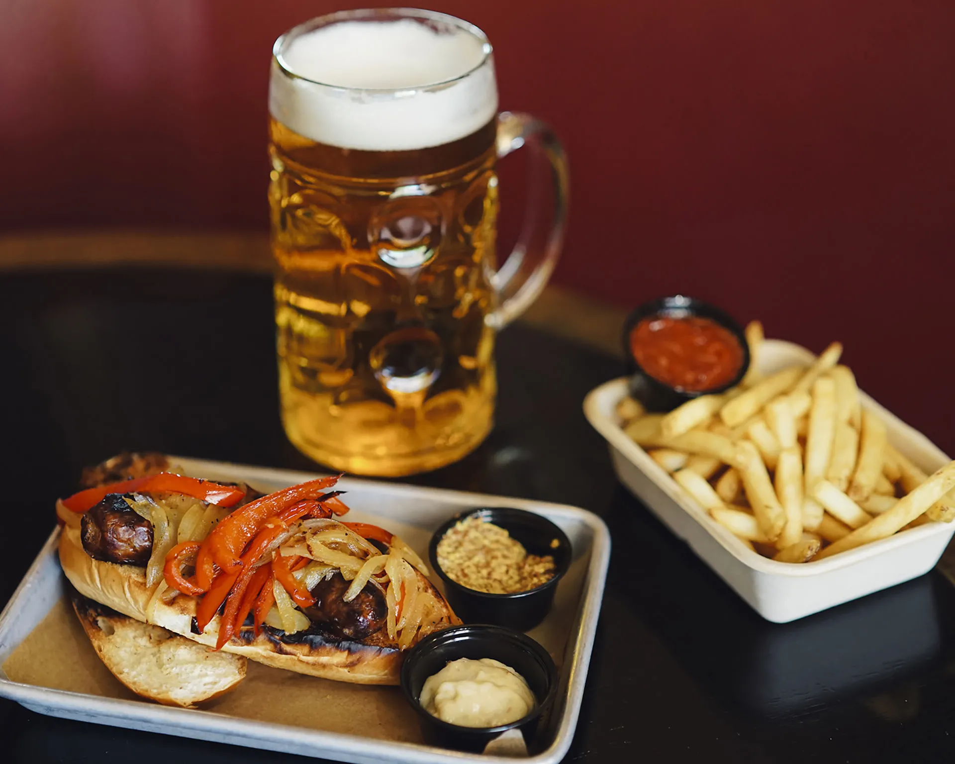 Imperial Western Stein & Sausages