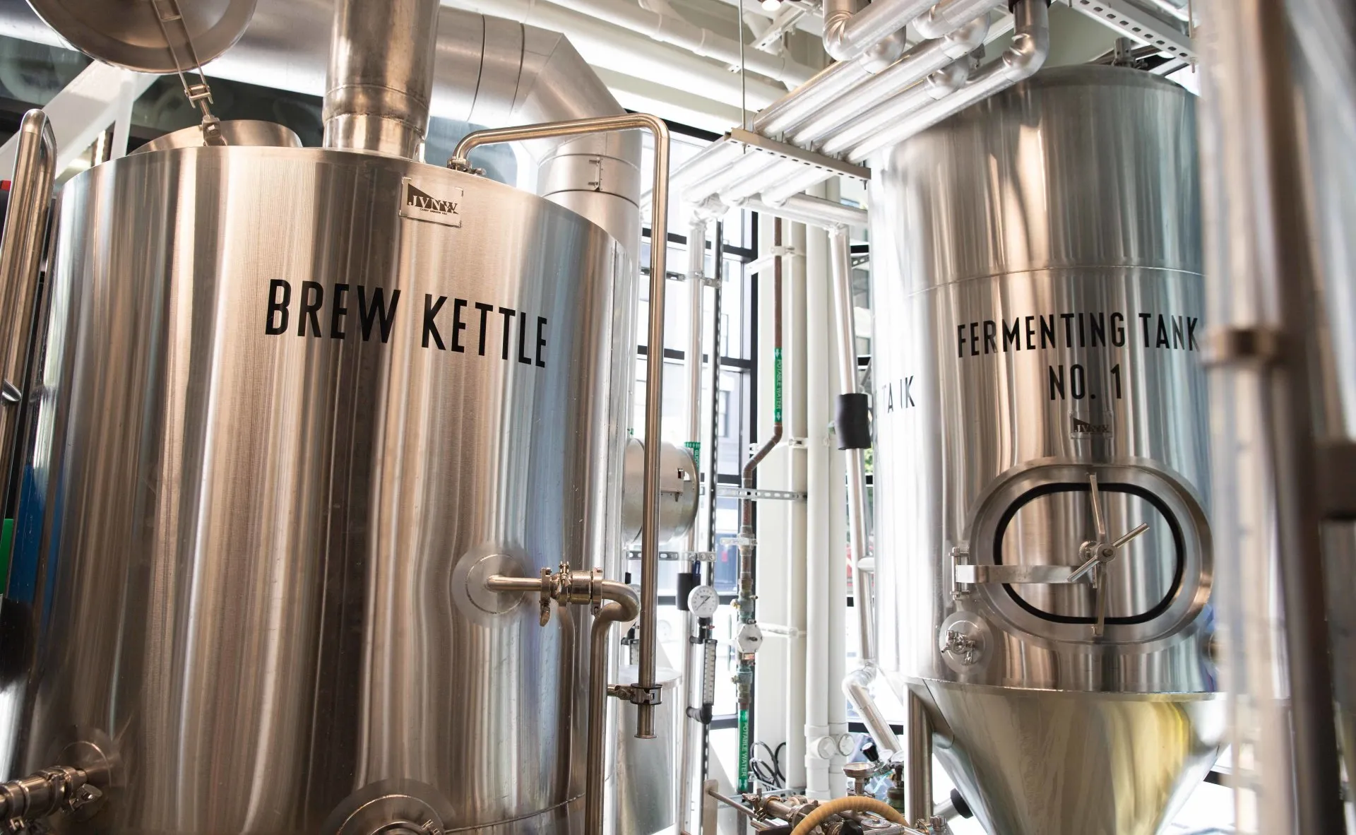 Fresh Beer Brewing Here