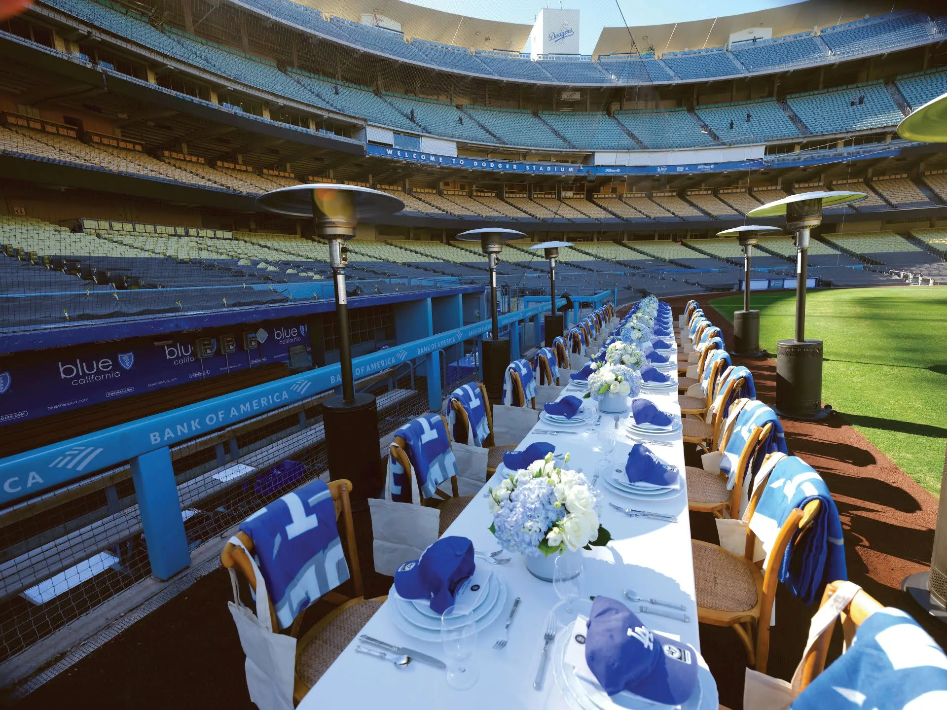 Dinner on Warning Track