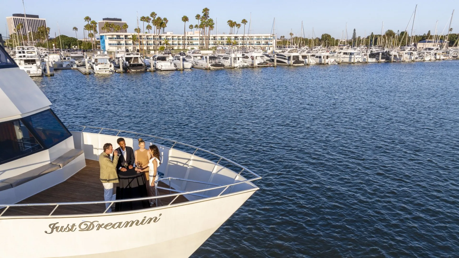 Enjoy cocktails on a sunset cruise in L.A.'s Marina