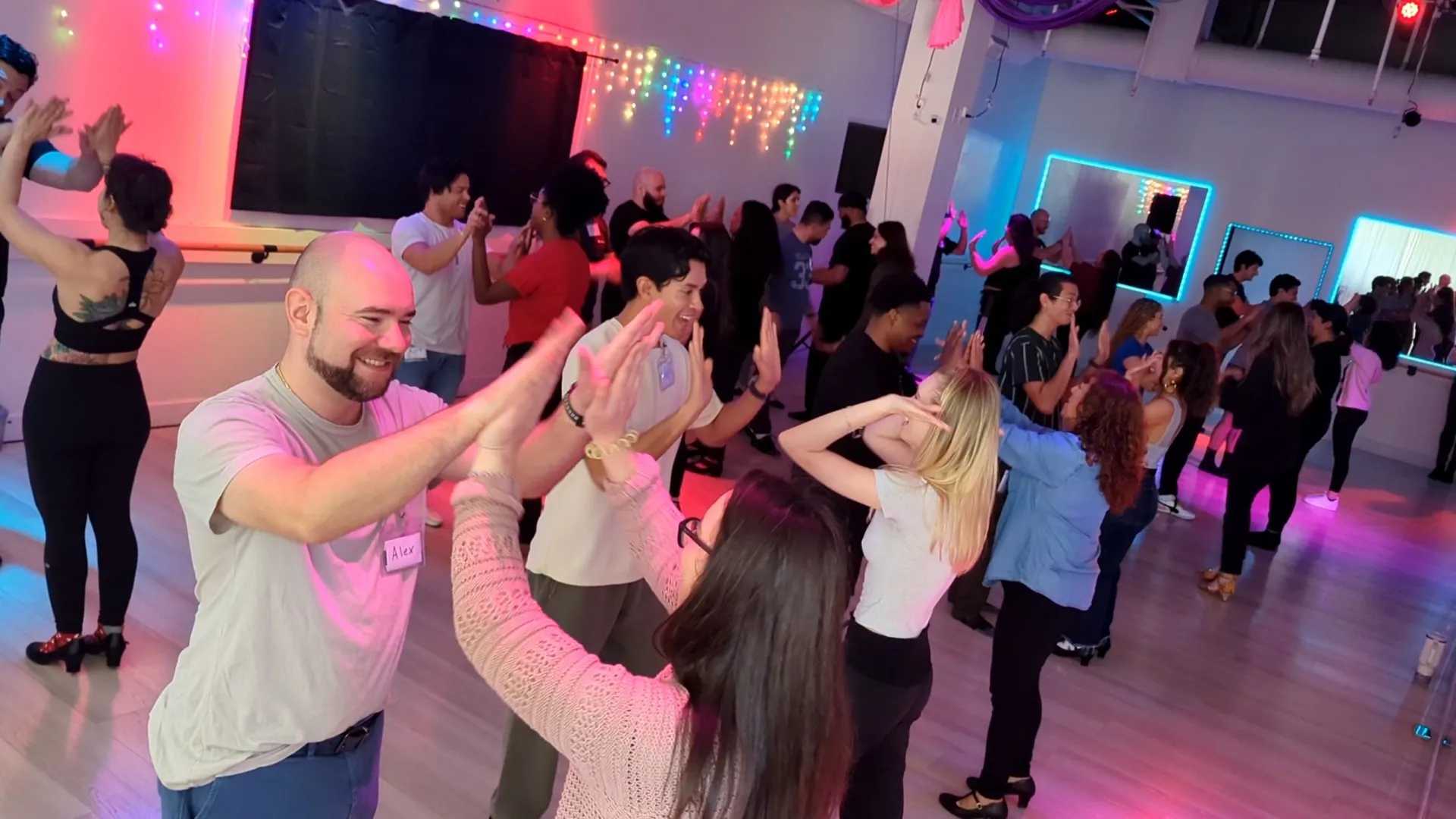 Bachata Class in Los Angeles -Dance students