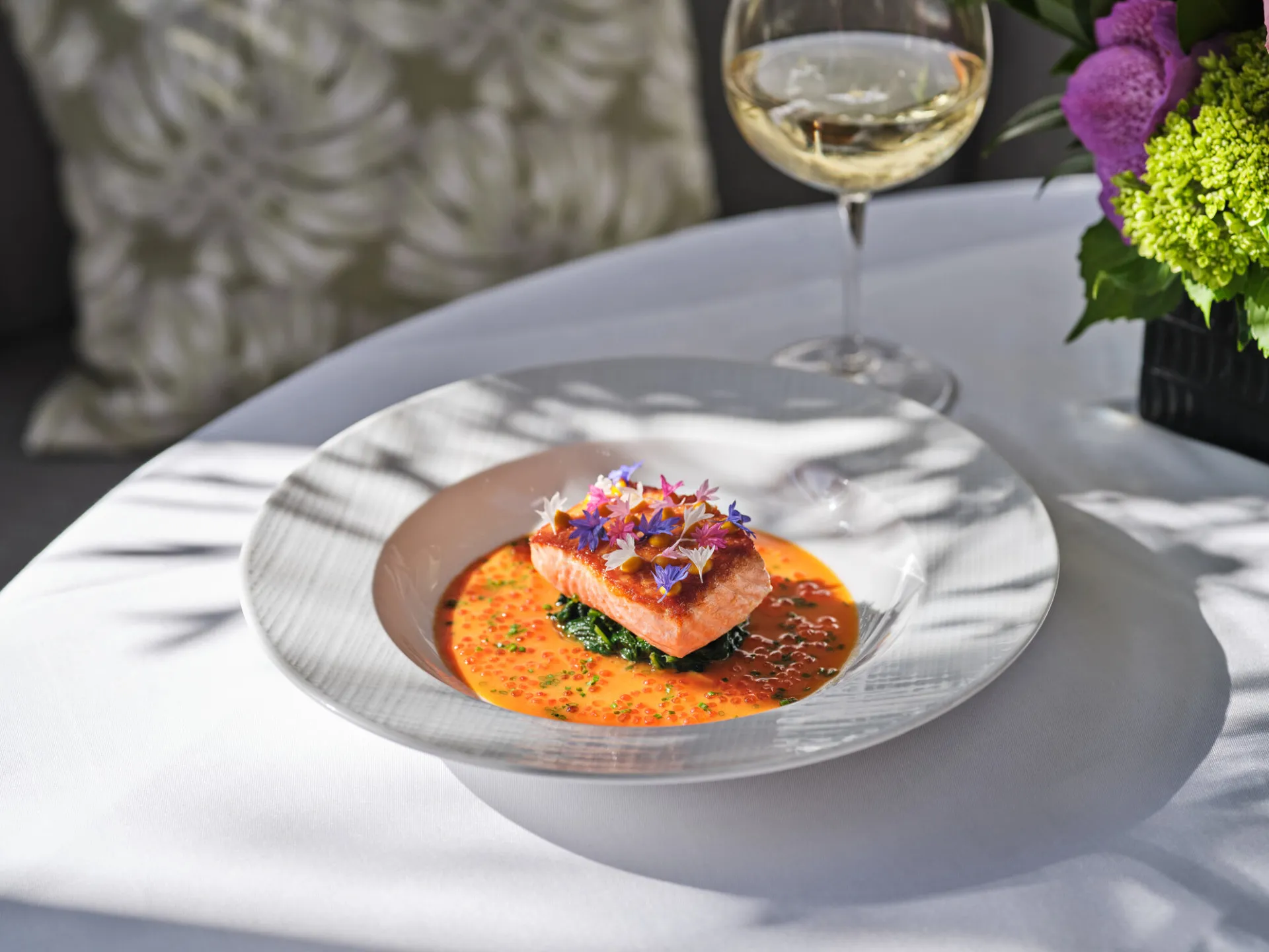 Culinary Director Chef Joe Garcia's Signature Salmon Dish