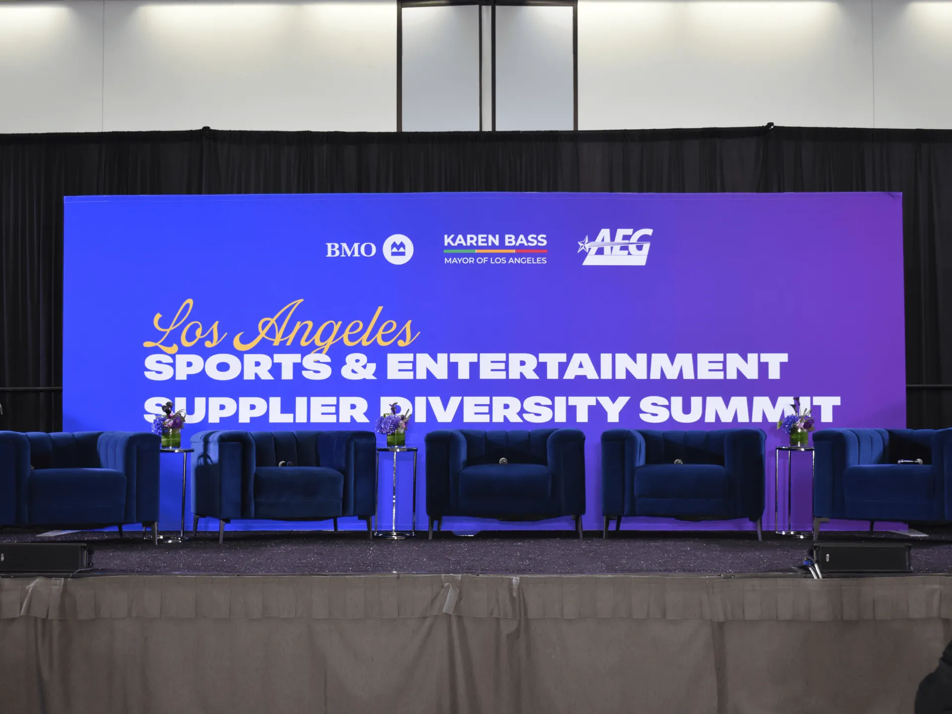 Rental Furniture - Sports and Entertaiment, Stage & Panelist Seating, Side Tables, Decor