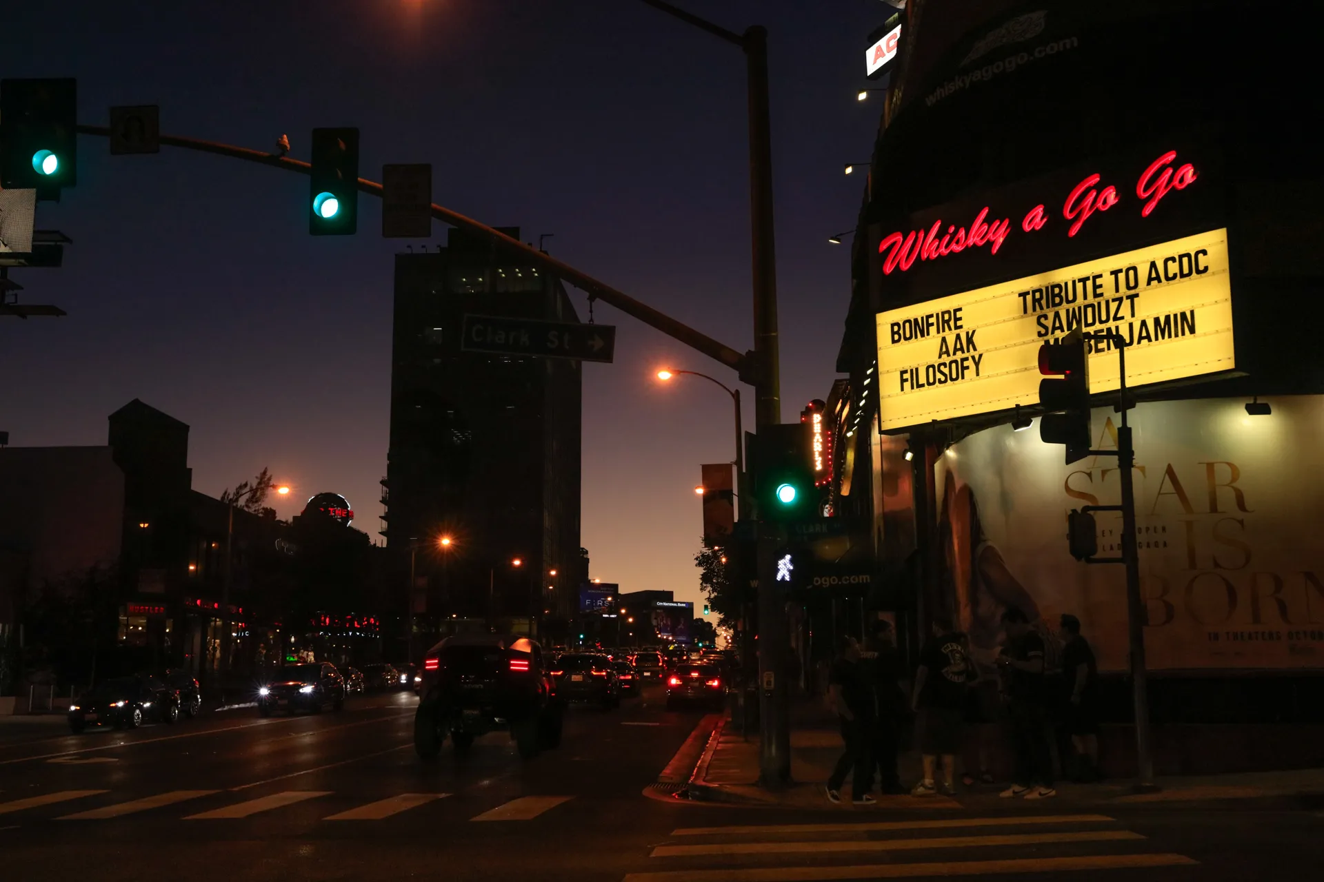 The Whisky A Go Go on the Sunset Strip