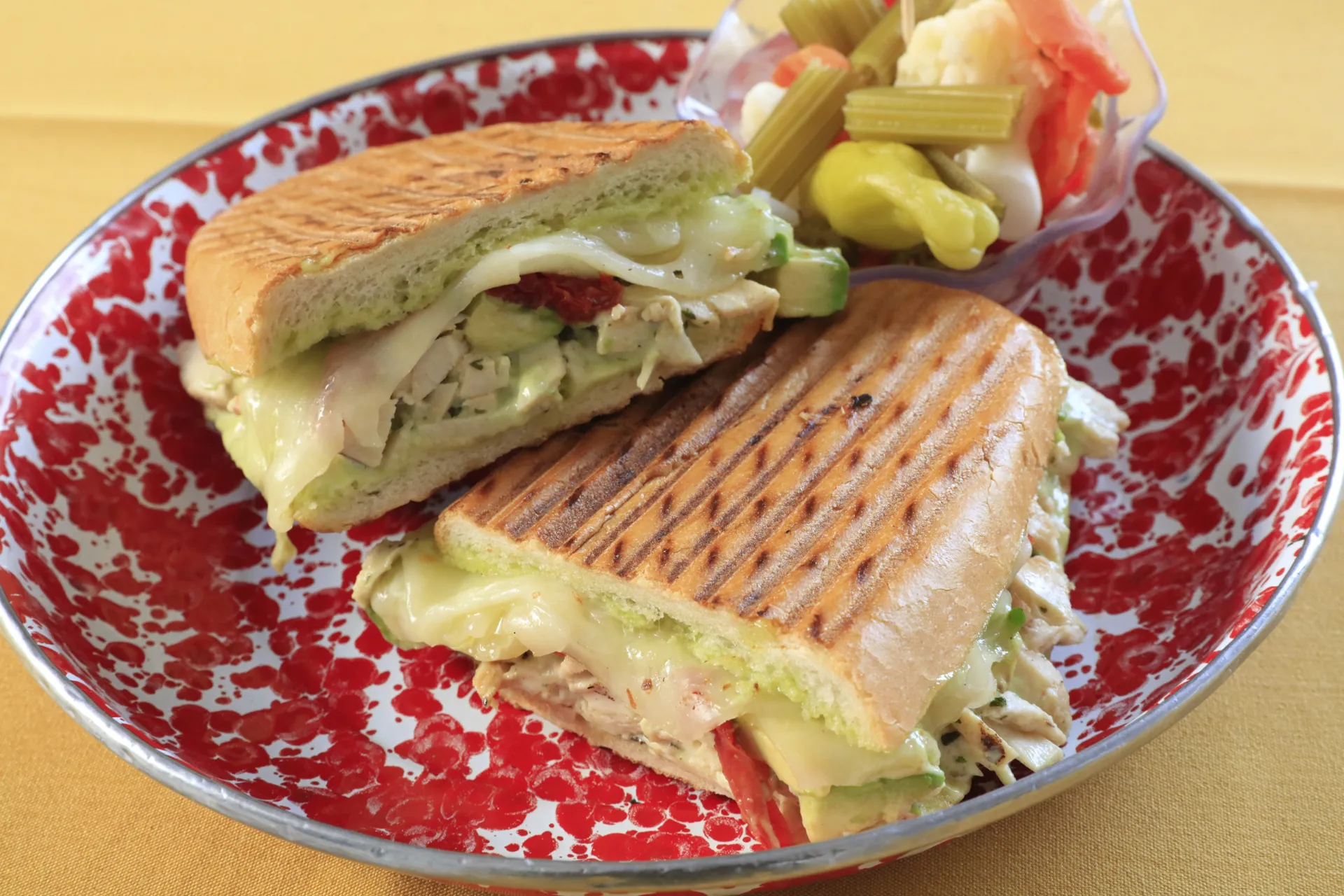 Grilled Breast of Chicken Panini at Il Tramezzino in Studio City