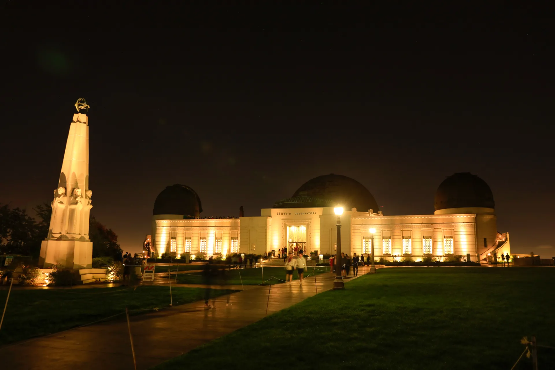 Astronomers Monument at the Griffith Observatory