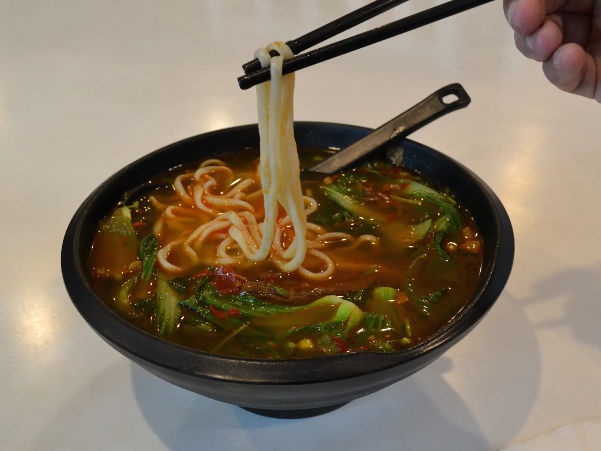 Shandong Dumplings Chile Sirloin Noodle