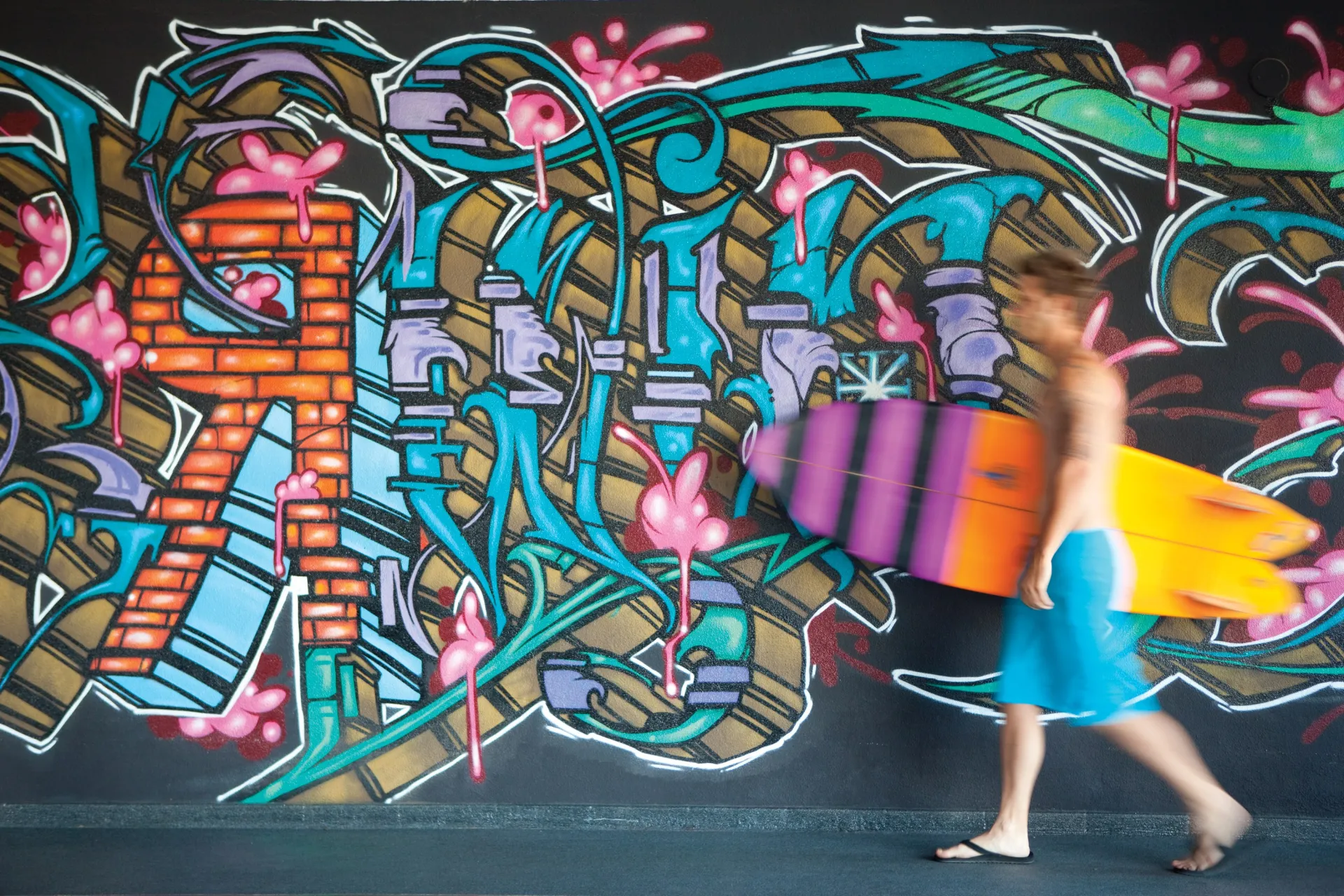 Hotel Erwin Graffiti Wall