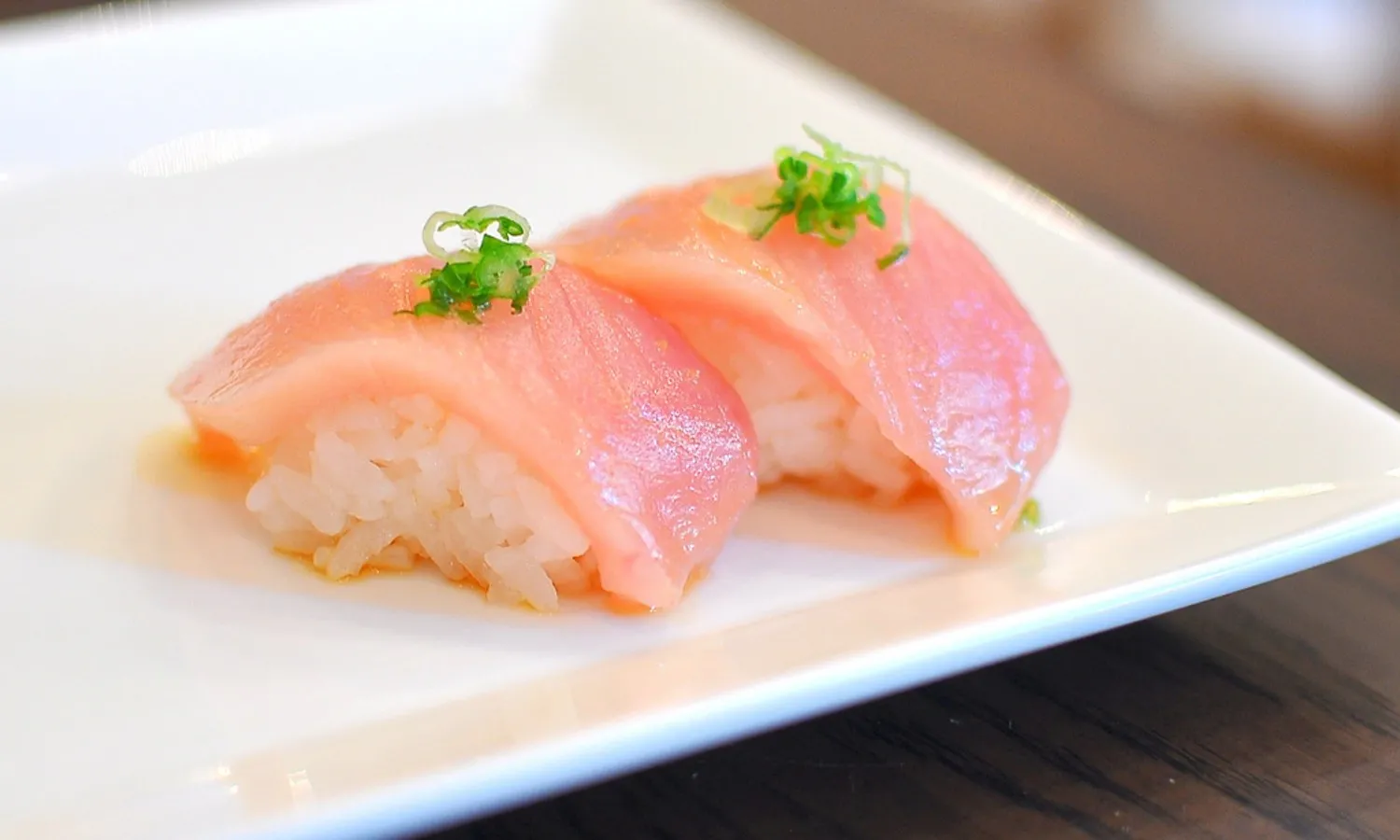 Albacore sushi at SUGARFISH Studio City