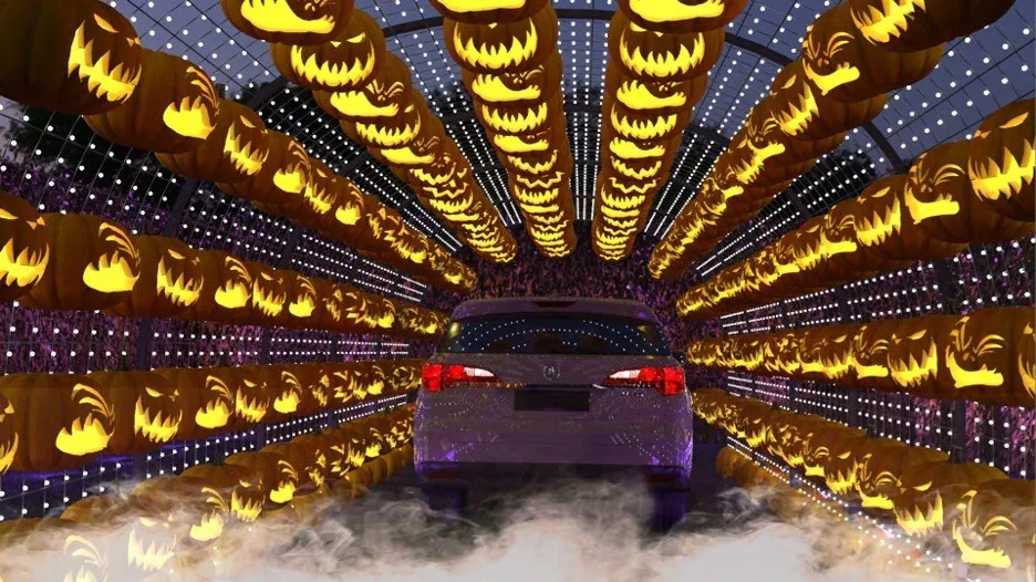 Jack O' Lantern Tunnel at Haunt'oween LA