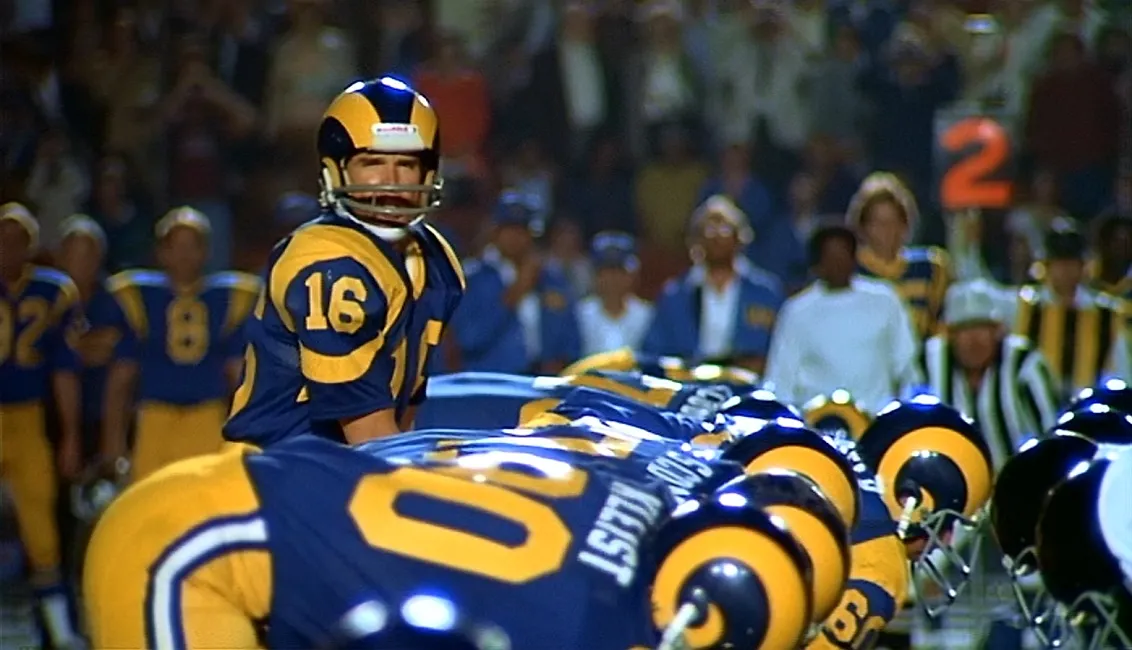Warren Beatty as LA Rams quarterback Joe Pendleton in "Heaven Can Wait"