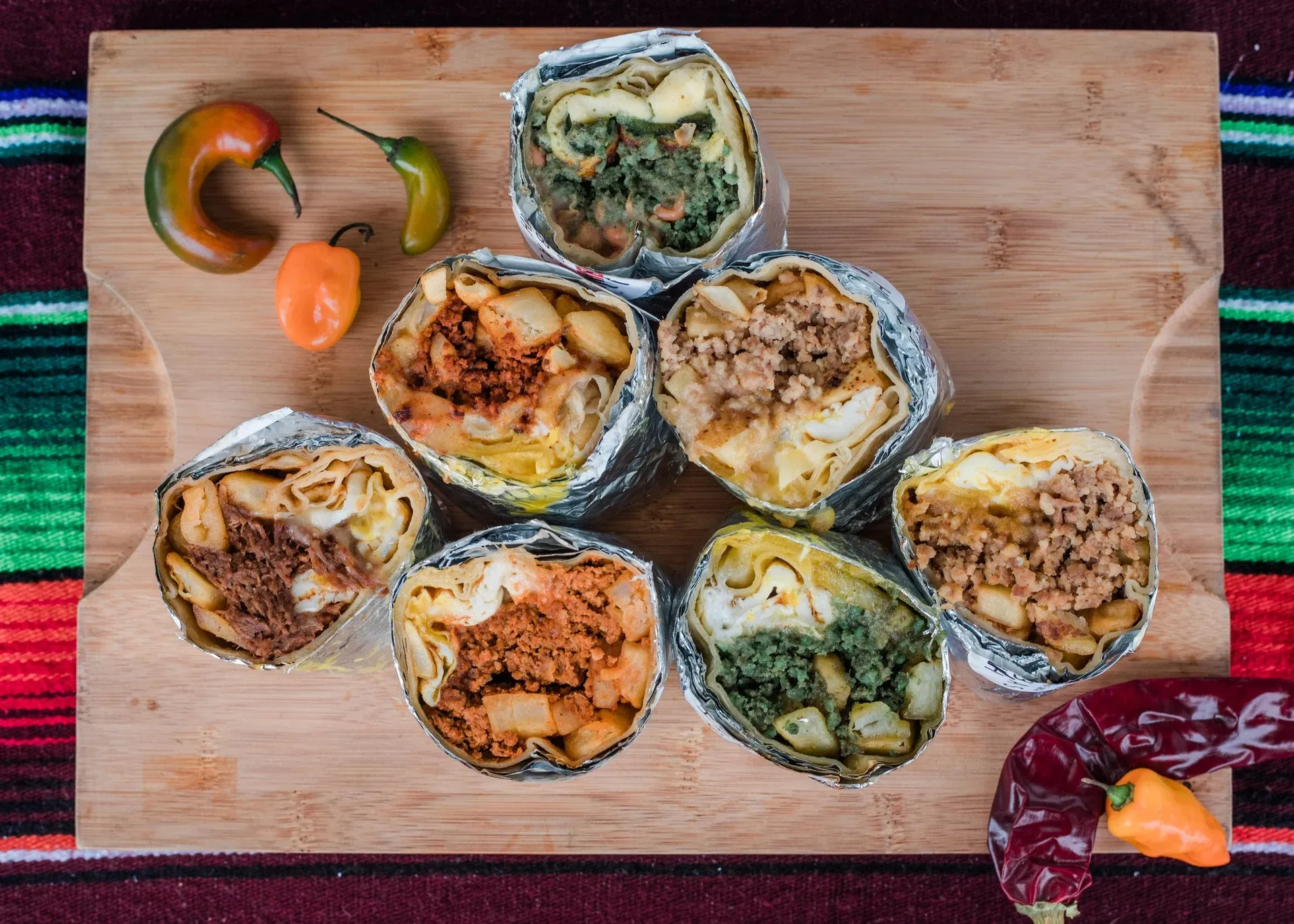 Burritos at The Chori-Man in San Pedro