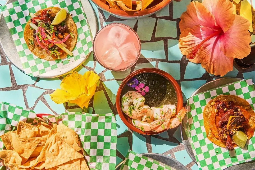 Coctel de Cameron and tacos at Bar Flores in Echo Park