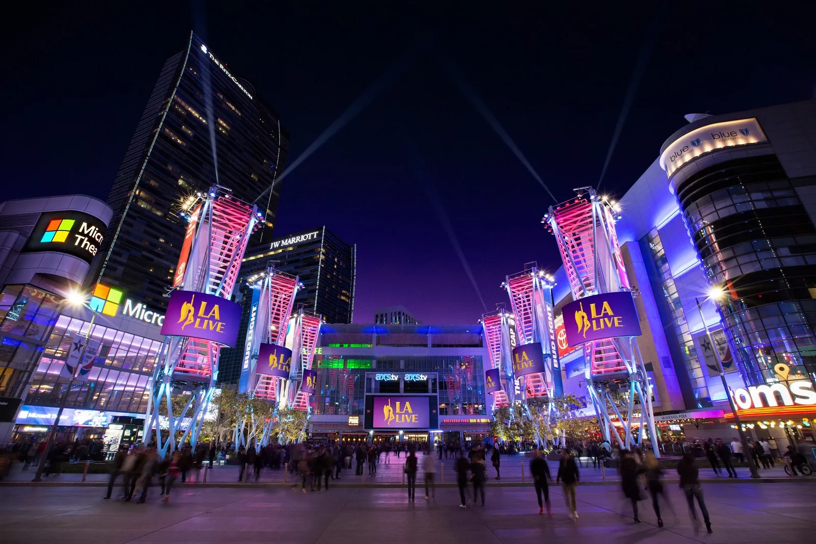Peacock Place at L.A. LIVE in Downtown LA