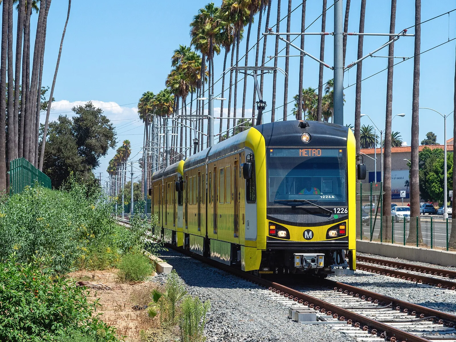 Metro K Line train at Florence Avenue