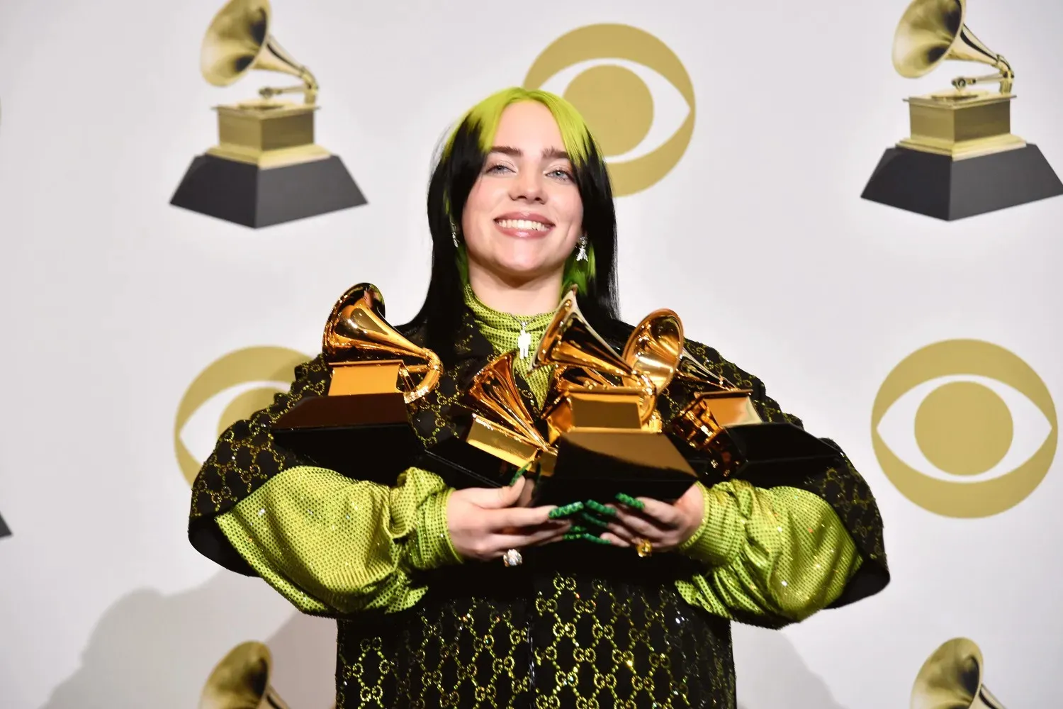 Billie Eilish at the 2020 GRAMMY Awards