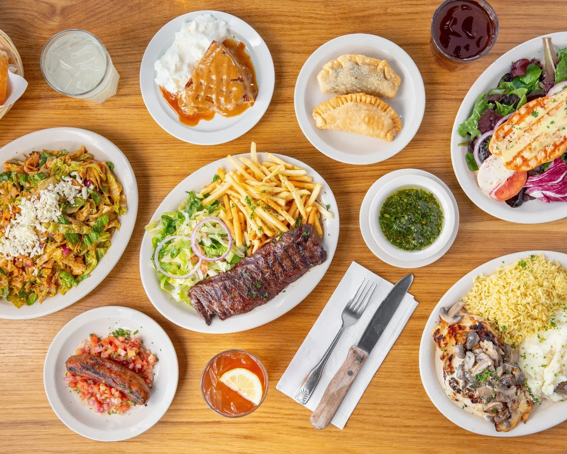 Dishes at LALA's Argentine Grill