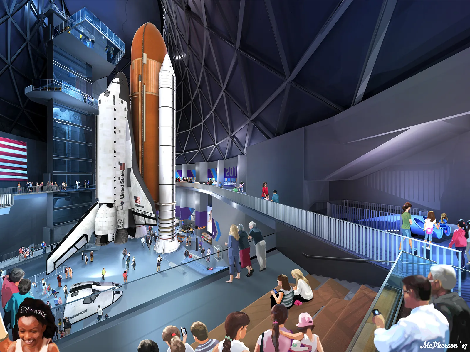 Space Shuttle "Endeavour" at the California Science Center