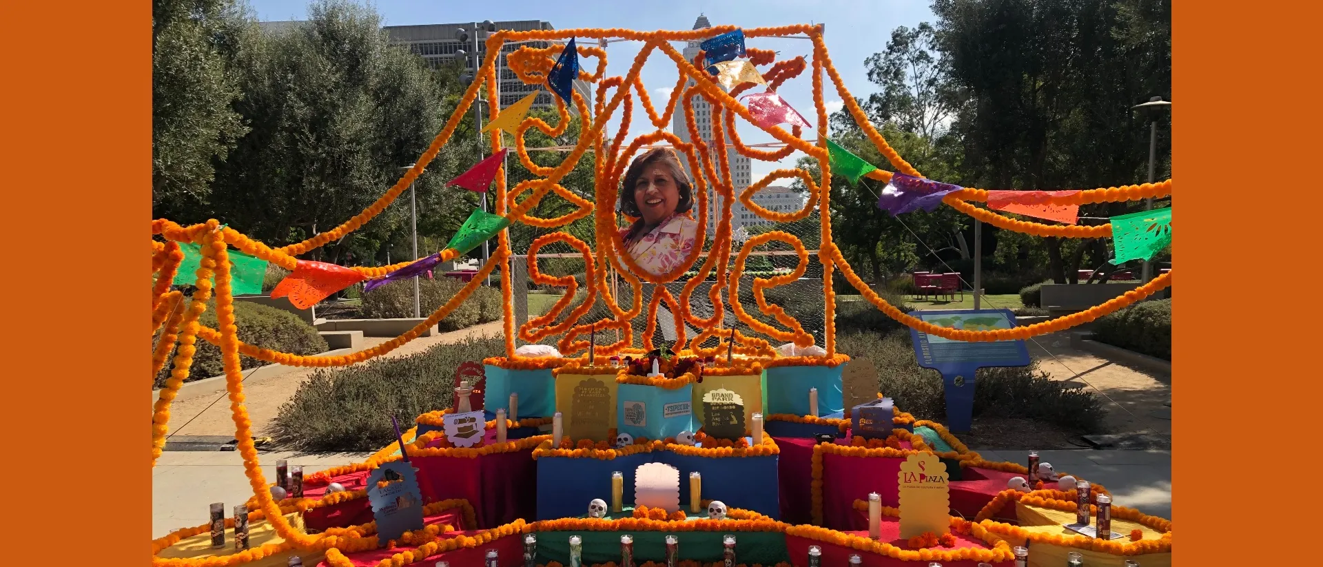 Tribute to Gloria Molina at Downtown Día de los Muertos