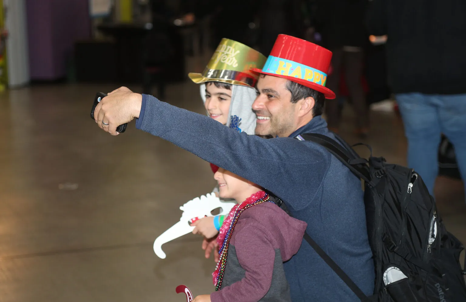 Family During Noon Year's Eve